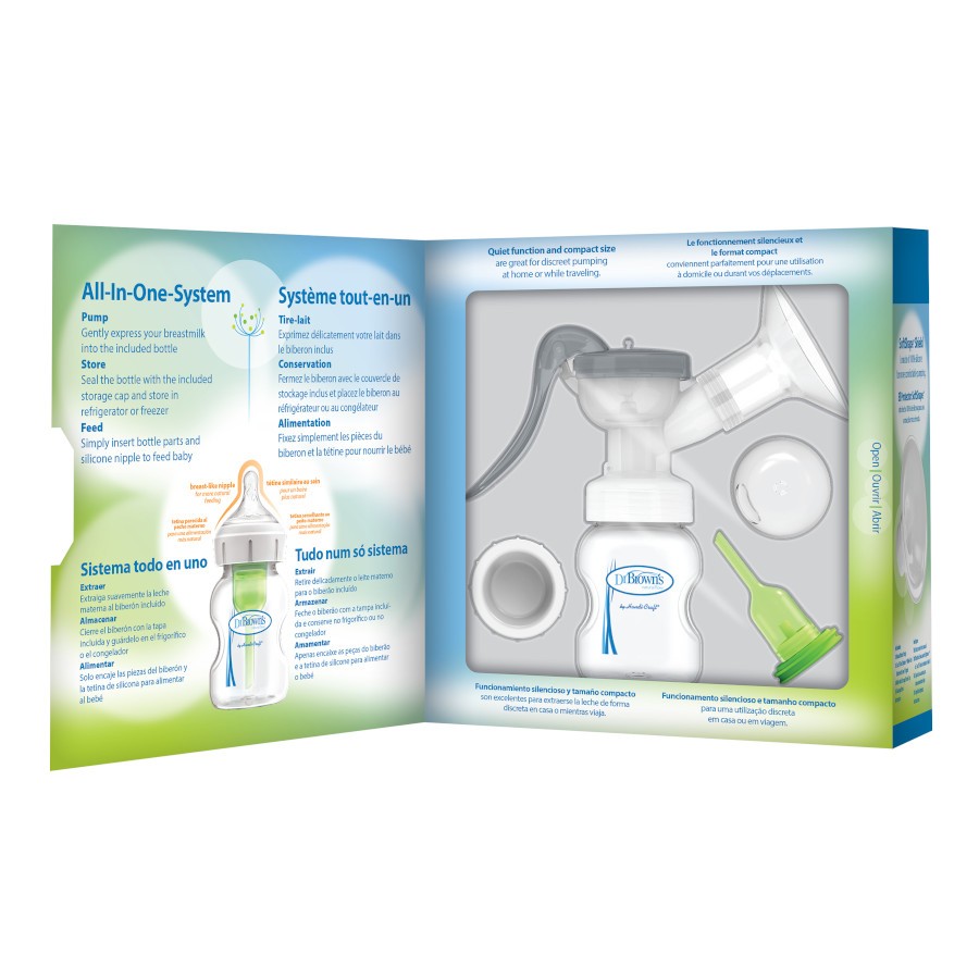 EXTRACTOR DE LECHE MANUAL C/PROTECTOR DE SOLICON SOFTSHAPE