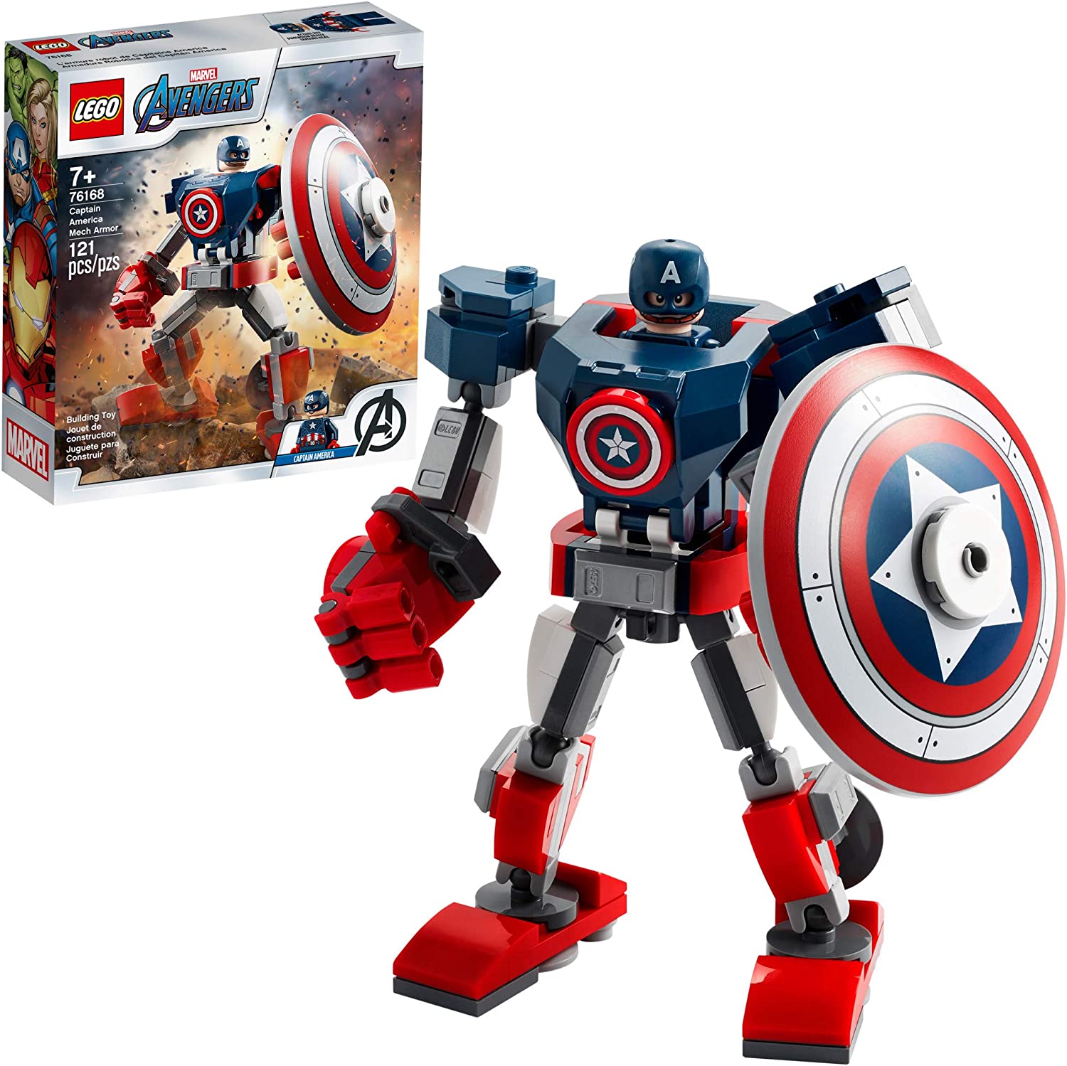 LEGO ARMADURA ROBOTICA DE CAPITAN AMERICA