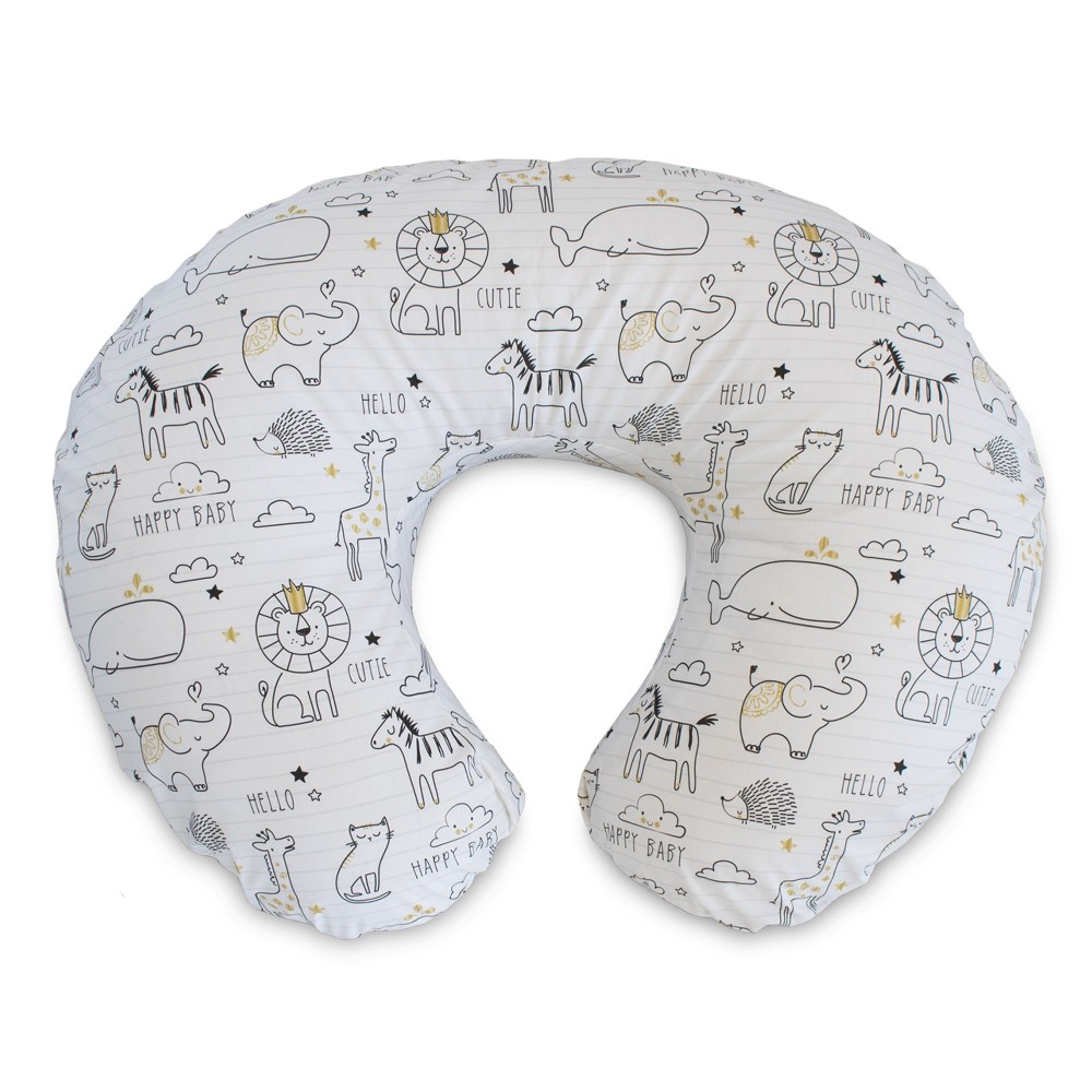 ALMOHADA DE LACTANCIA NEGRO/DORADO