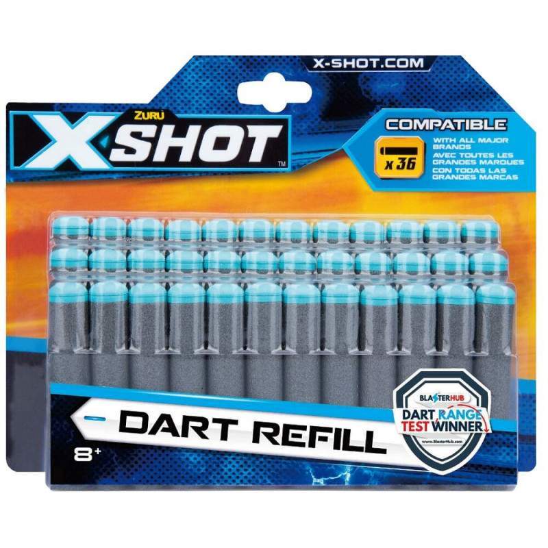 X SHOT EXCEL REPUESTOS DARDOS 36 PZ