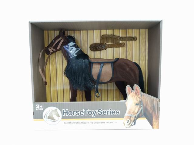 CABALLO CAFE FIGURA C/ACCESORIOS