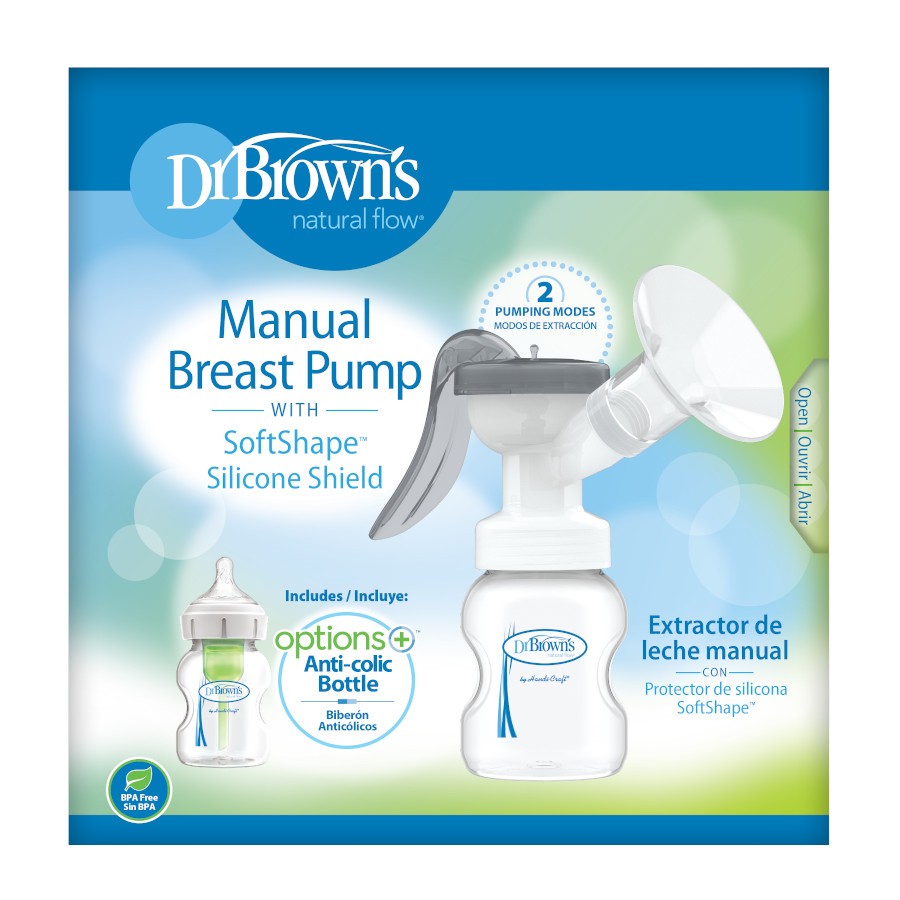 EXTRACTOR DE LECHE MANUAL C/PROTECTOR DE SOLICON SOFTSHAPE
