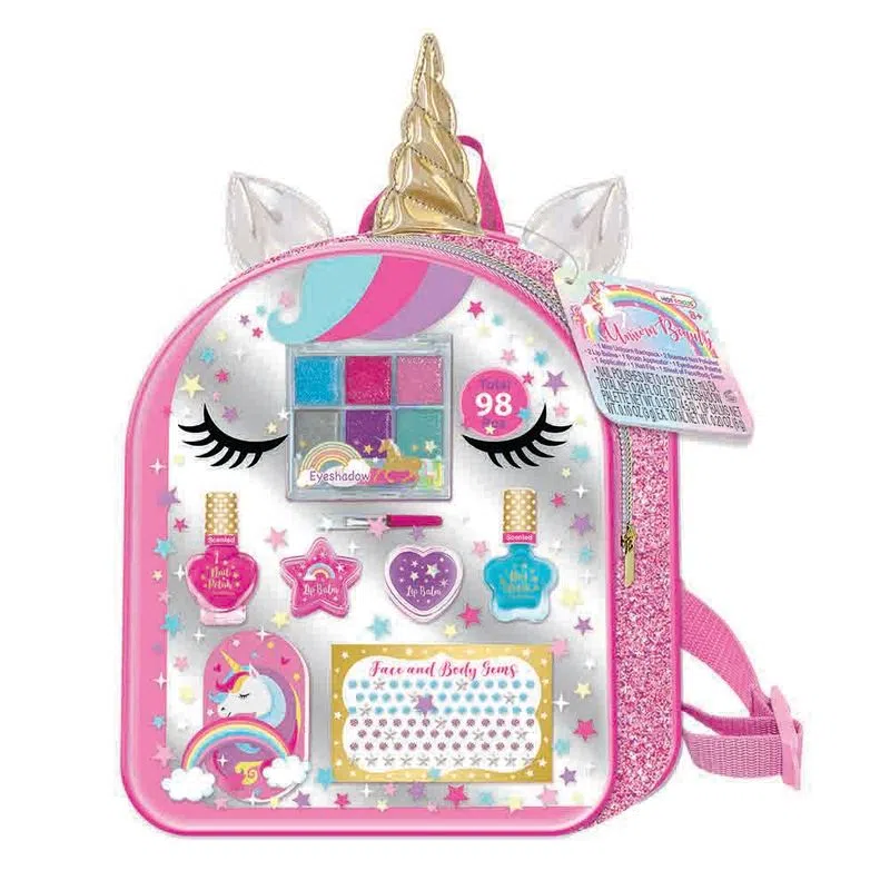 MALETIN C/MAQUILLAJE UNICORNIO