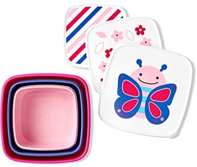 CONTENEDOR MERIENDA SET MARIPOSA