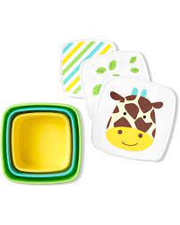 CONTENEDOR MERIENDA SET JIRAFA