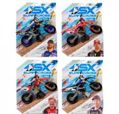SUPERCROSS MOTOCICLETA DIE CAST SURTIDA 1:1