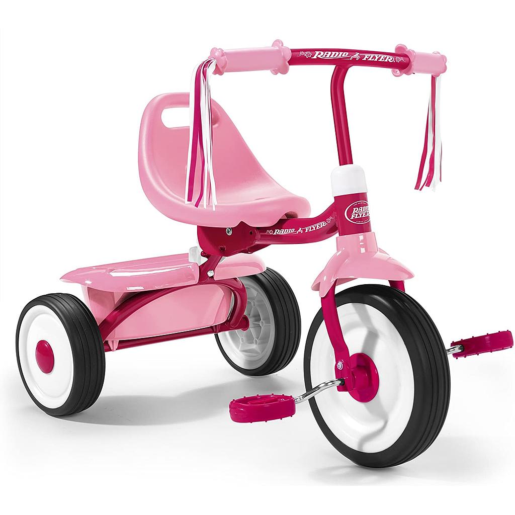 TRICICLO AJUSTABLE GO TRIKE ROSADO