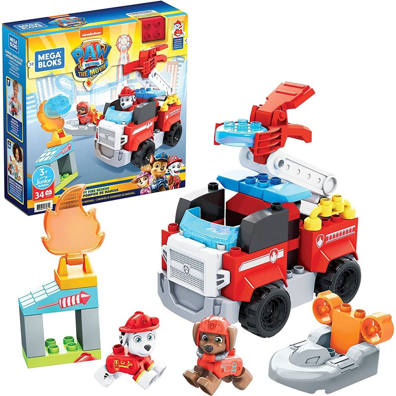 MEGA BLOKS PAW PATROL CAMION DE BOMBEROS MARSHALL