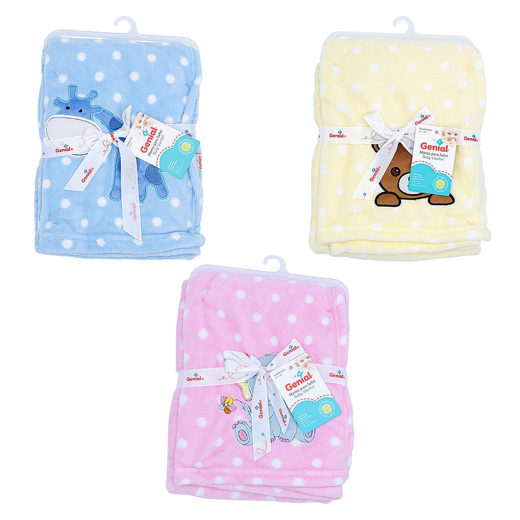 MANTA PARA BEBE COLORES SURTIDOS