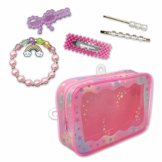 ESTUCHE C/ACCESORIOS MI CABELLO ARCOIRIS