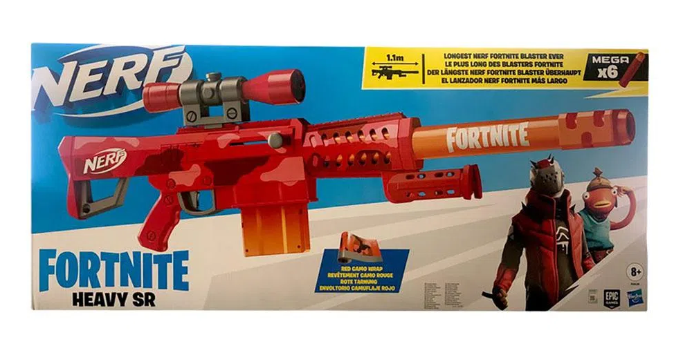 LANZADOR D/DARDOS FORTNITE HEAVY SR