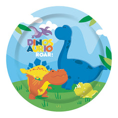 PLATOS PIÑATERIA DINO 7&quot;